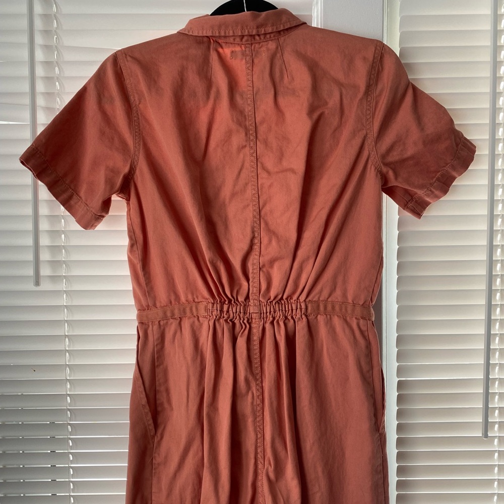 Madewell Wide-Leg Cropped Utility Jumpsuit Boho Casual Modern Streetwear Sz 2 - Picture 7 of 10